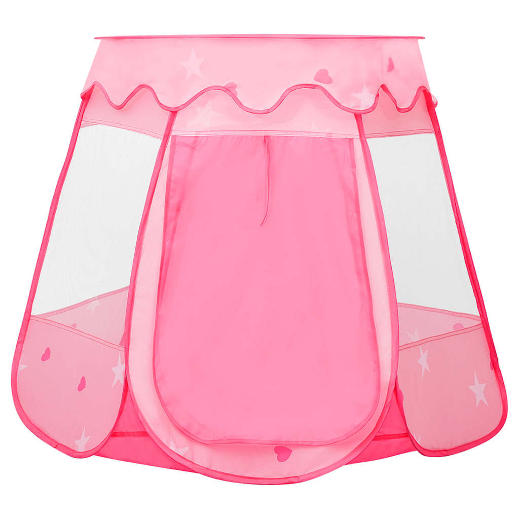 Vidaxl kinderspeeltent met 250 ballen 102x102x82 cm roze
