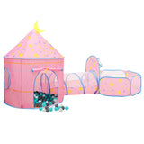 Tenda da gioco per bambini Vidaxl con 250 palline 301x120x128 cm rosa