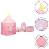 Vidaxl Children's Play Tent avec 250 balles 301x120x128 cm rose