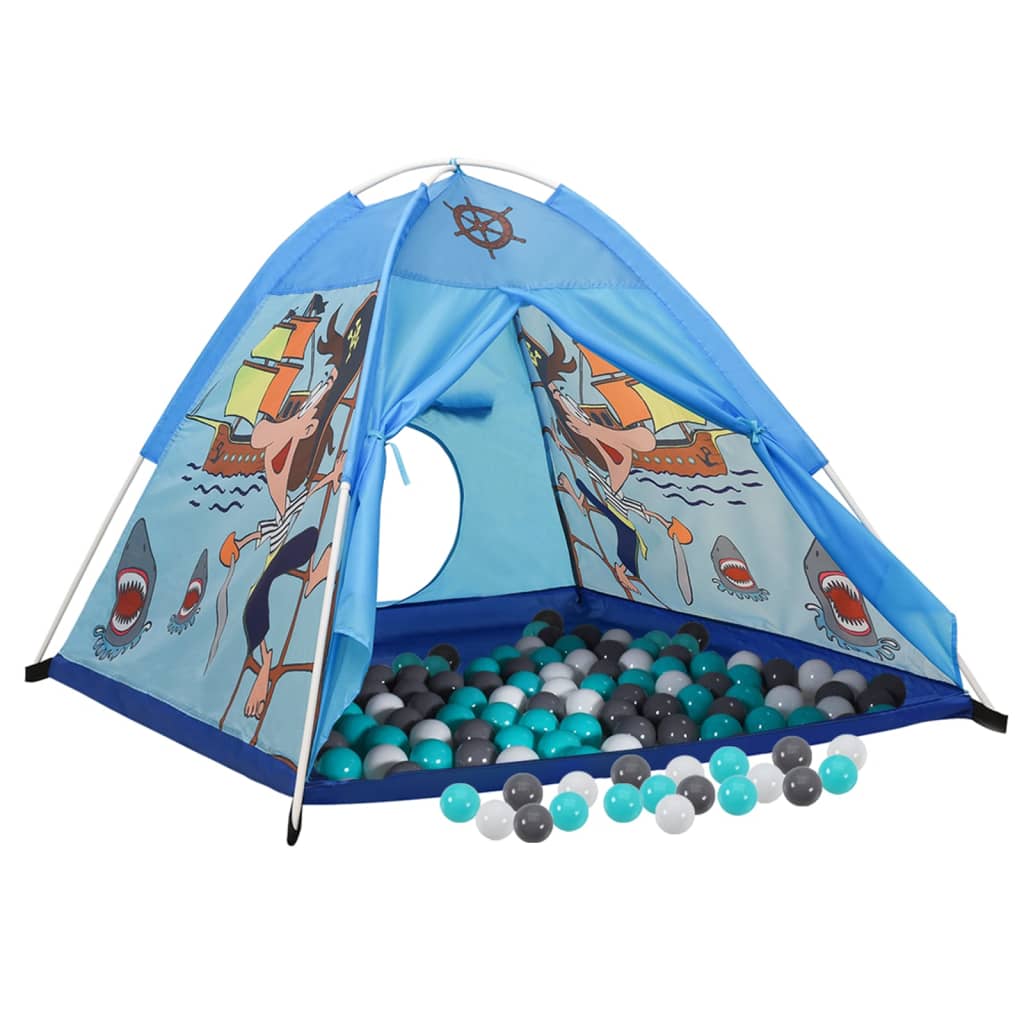 Vidaxl Children's Play Tent con 250 bolas 120x120x90 cm azul