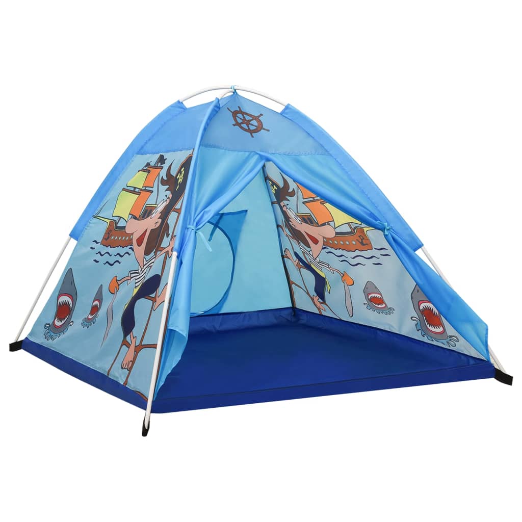 Vidaxl Children's Play Tent avec 250 balles 120x120x90 cm bleu