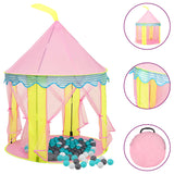 Vidaxl Children's Play Tent con 250 bolas 100x100x127 cm rosa