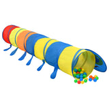 Vidaxl Children's Play Tunnel med 250 bollar 245 cm Polyester Multi -färgade