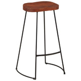 Vidaxl barkrukken 2 st gavin 50x40x78 cm massief mangohout