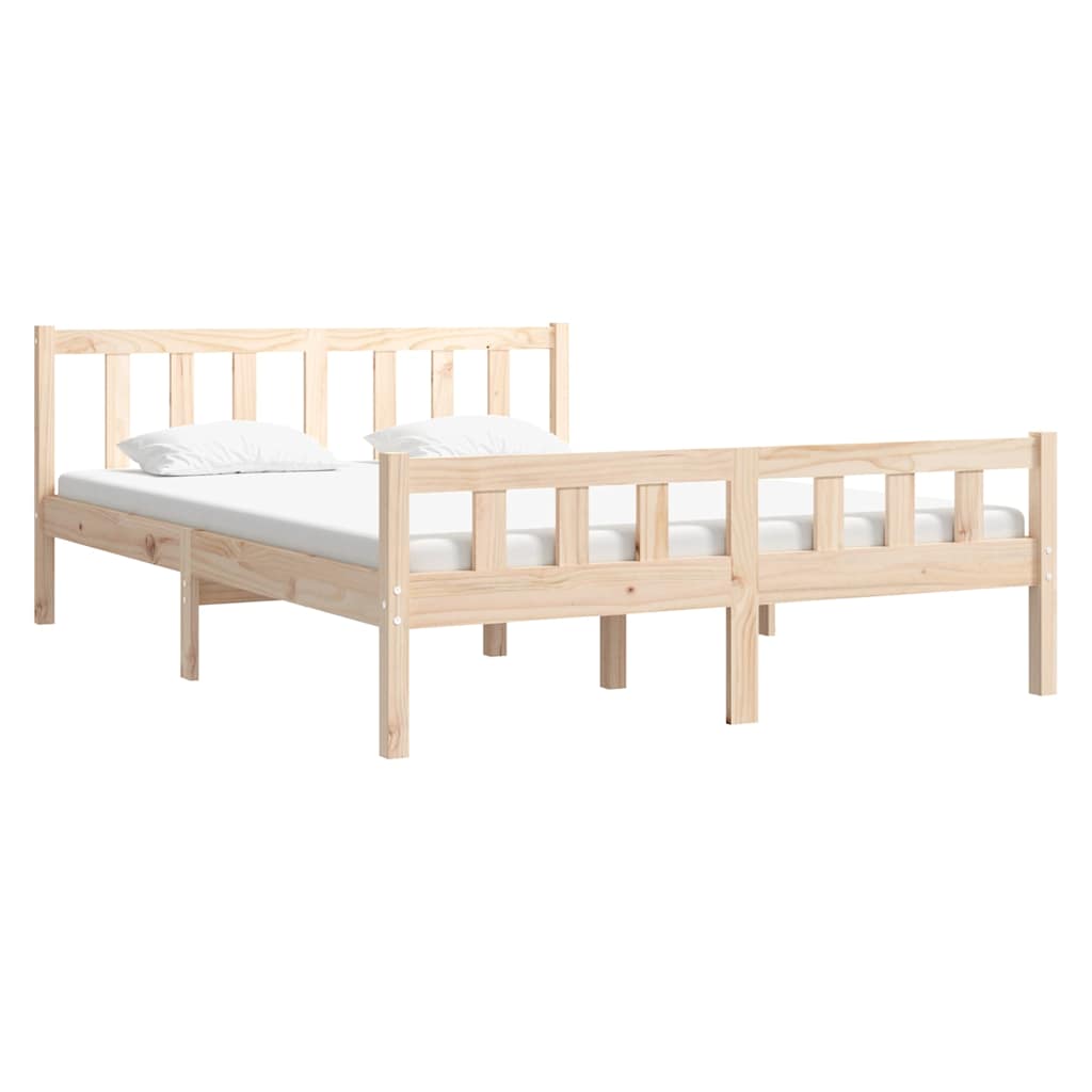 Vidaxl bedframe massief hout 120x190 cm