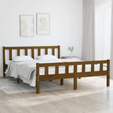 Vidaxl bedframe massief hout honingbruin 120x200 cm
