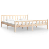 Vidaxl bedframe zonder matras massief hout 160x200 cm