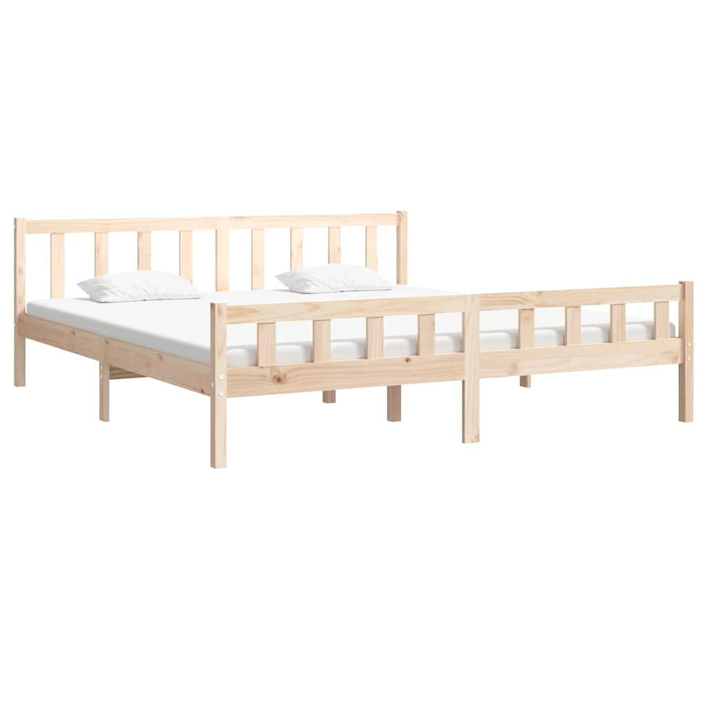 Vidaxl bedframe zonder matras massief hout 160x200 cm