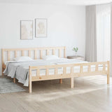 Vidaxl bedframe zonder matras massief hout 160x200 cm