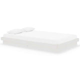 Vidaxl bedframe massief hout wit 120x200 cm