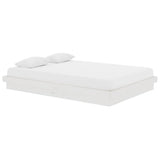 Vidaxl bedframe massief hout wit 140x200 cm