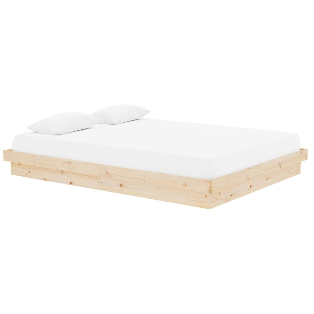 Vidaxl bedframe massief hout 150x200 cm