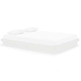 Vidaxl bedframe massief hout wit 150x200 cm