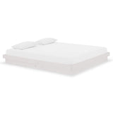 Vidaxl bedframe massief hout wit 180x200 cm