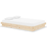 Vidaxl bedframe massief hout 120x190 cm
