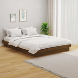 Vidaxl bedframe massief hout honingbruin 120x190 cm