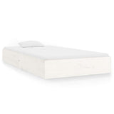Vidaxl bedframe massief hout wit 90x200 cm