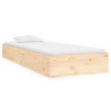 Vidaxl bedframe massief hout 90x190 cm