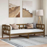 Vidaxl slaapbank massief grenenhout honingbruin 80x200 cm