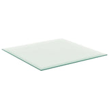 Vidaxl tafelblad 60x60 cm gehard glas transparant