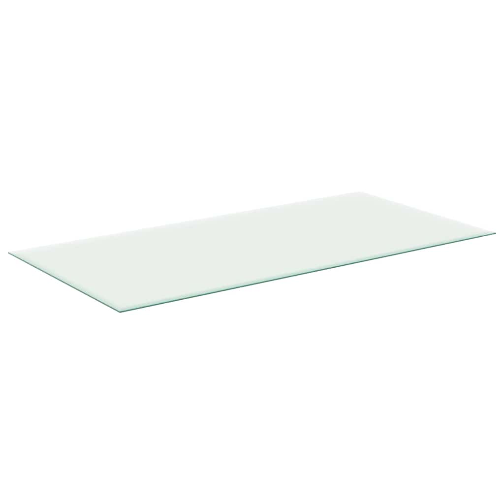 Vidaxl tafelblad 50x100 cm gehard glas transparant