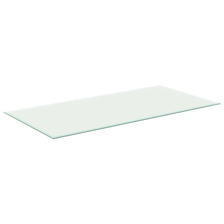 Vidaxl tafelblad 50x100 cm gehard glas transparant