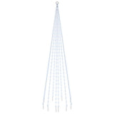 Vidaxl Foogpole Christmas Tree 310 LED diody studené bílé 300 cm