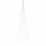 Vidaxl Foogpole Christmas Tree 310 LED diody studené bílé 300 cm