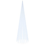 Vidaxl Flagpole Christmas Tree 1134 LED diody studené bílé 800 cm