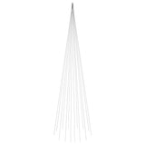 Vidaxl Flagpole Christmas Tree 1134 LED diody studené bílé 800 cm