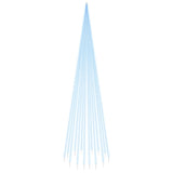 Vidaxl vlaggenmast kerstboom 1134 led's blauw 800 cm