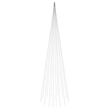 Vidaxl vlaggenmast kerstboom 1134 led's blauw 800 cm