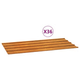 Vidaxl takpaneler 12 st 80x44 cm Corten stål rostig