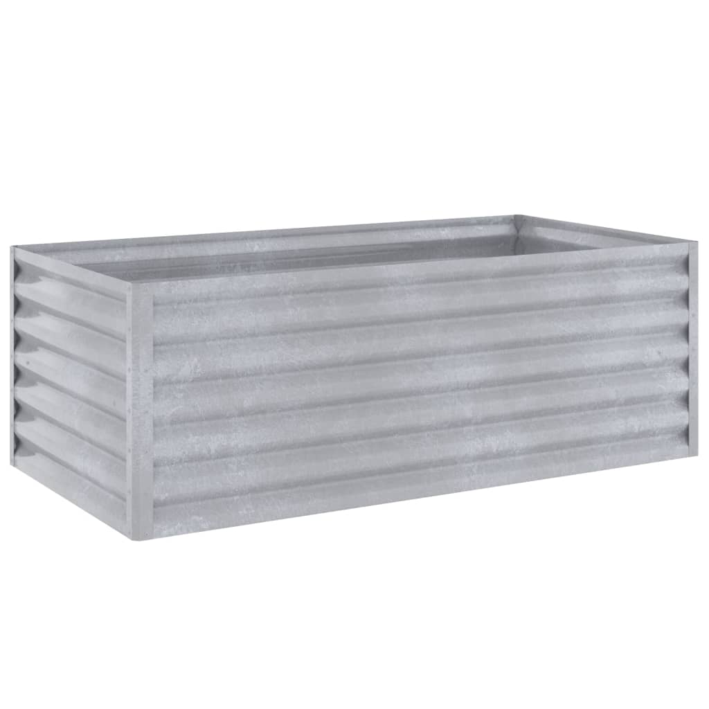 Vidaxl Planter je dvignil 100x50x36 cm Cortenstaal