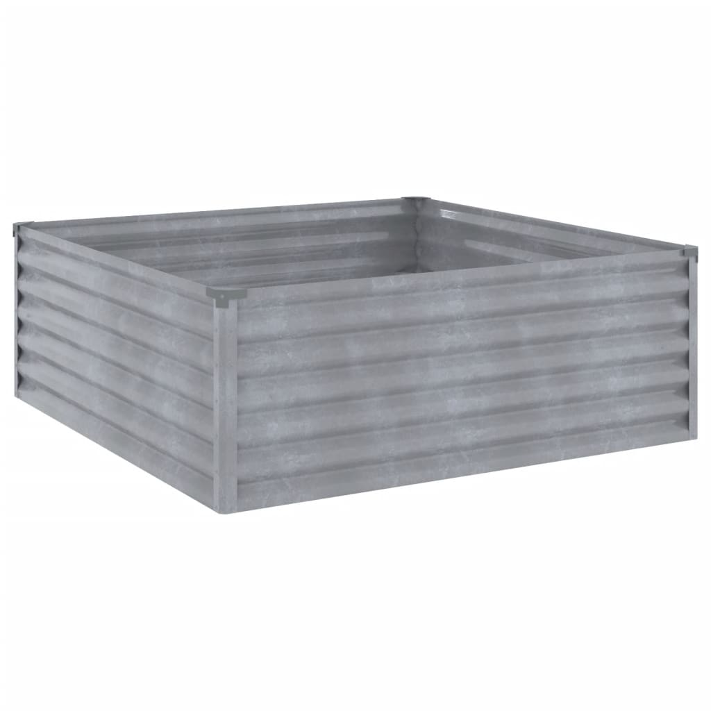 Vidaxl Planter je dvignil 100x100x36 cm Cortenstaal