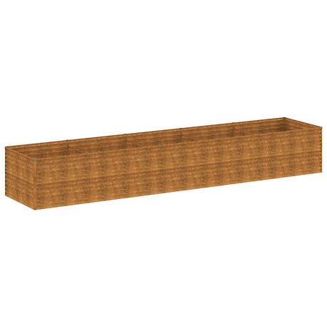 Vidaxl plantenbak verhoogd 479x100x69 cm cortenstaal