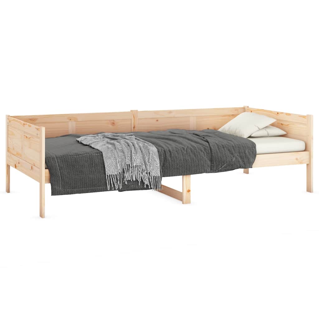 Vidaxl slaapbank massief grenenhout 80x200 cm