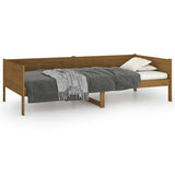 Vidaxl slaapbank massief grenenhout honingbruin 90x190 cm