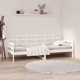 Vidaxl slaapbank massief grenenhout wit 80x200 cm