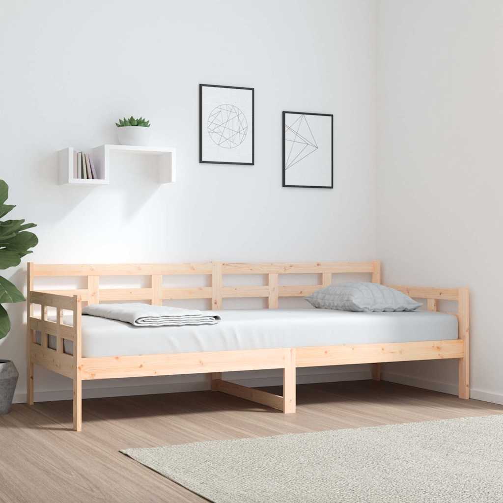 Vidaxl slaapbank massief grenenhout 80x200 cm