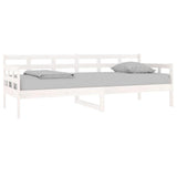 Vidaxl slaapbank massief grenenhout wit 80x200 cm