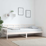 Vidaxl slaapbank massief grenenhout wit 80x200 cm