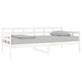 Vidaxl slaapbank massief grenenhout wit 90x190 cm