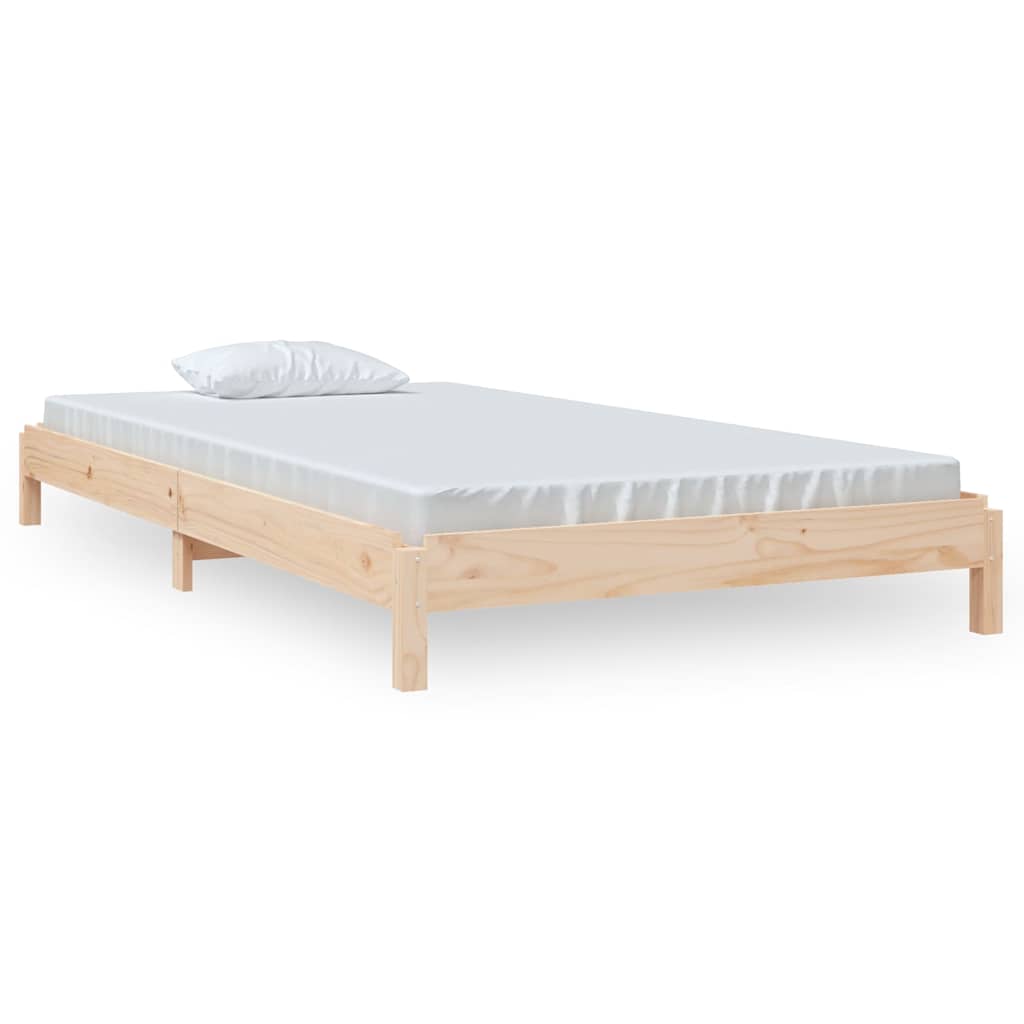 Vidaxl bed stapelbaar 80x200 cm massief grenenhout