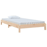 Vidaxl bed stapelbaar 75x190 cm massief grenenhout