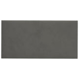 Vidaxl wandpanelen 12 st 2,16 m² 60x30 cm fluweel donkergrijs