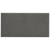 Paneles de pared Vidaxl 12 st 2.16 m² 60x30 cm Velvet Grey Dark Gray