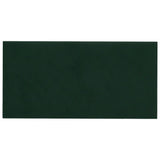 Vidaxl wandpanelen 12 st 2,16 m² 60x30 cm fluweel donkergroen