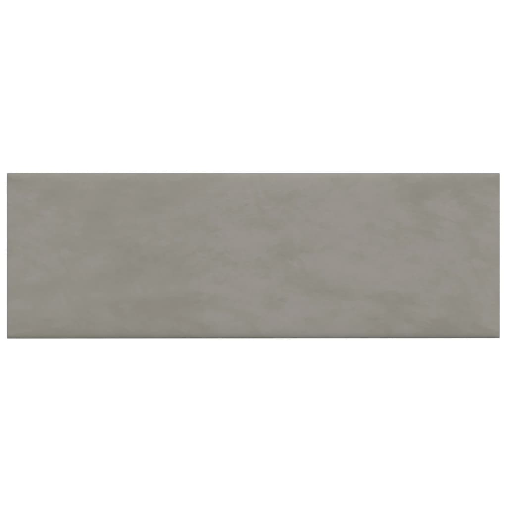 Nástěnné panely Vidaxl 12 St 3,24 m² 90x30 cm Velvet Light Grey