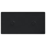 Vidaxl wandpanelen 12 st 0,54 m² 30x15 cm kunstleer zwart